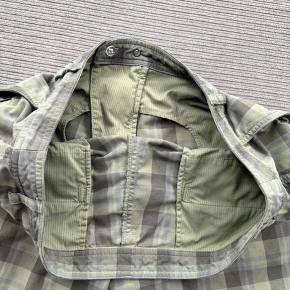 Lululemon Chino Shorts Men 38 Green Plaid Casual Outdoor Weekend Vacation. - Picture 7 of 8